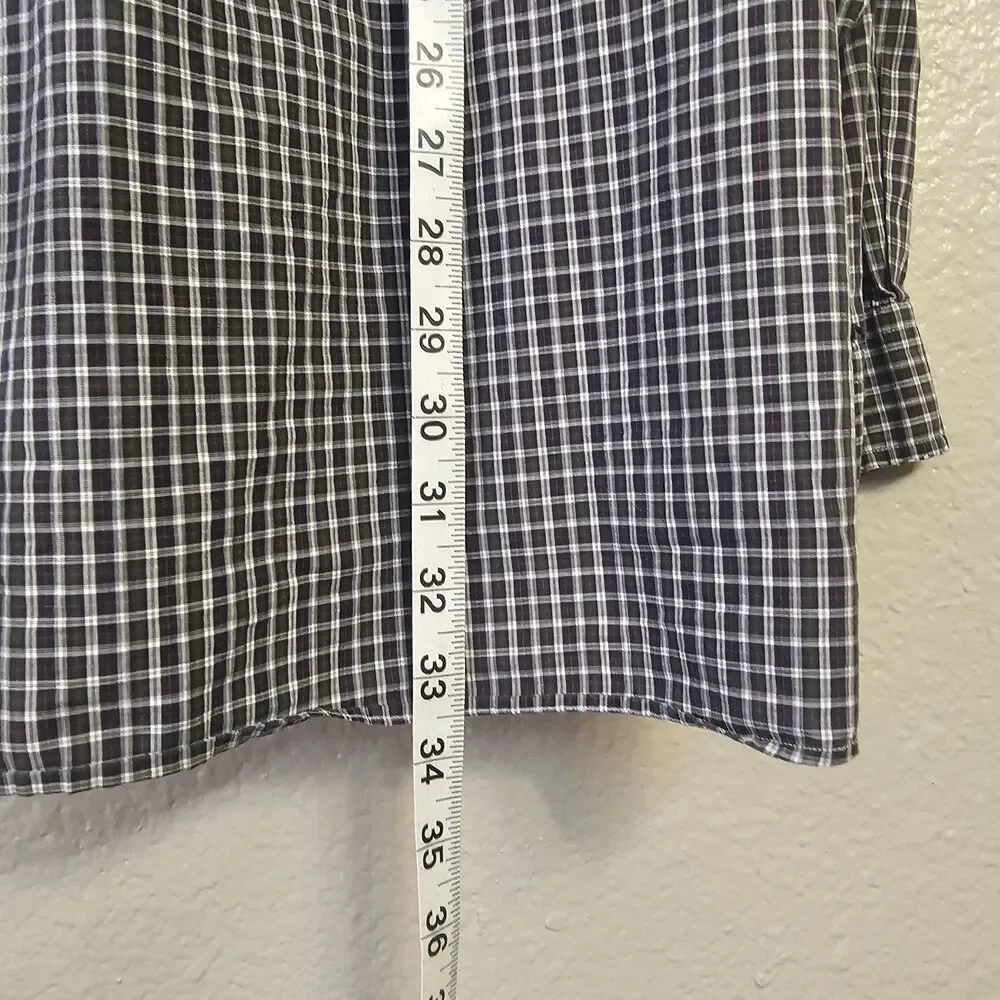 Polo Ralph Lauren Blake XXL Button Front Plaid Shirt Long Sleeve Preppy E462